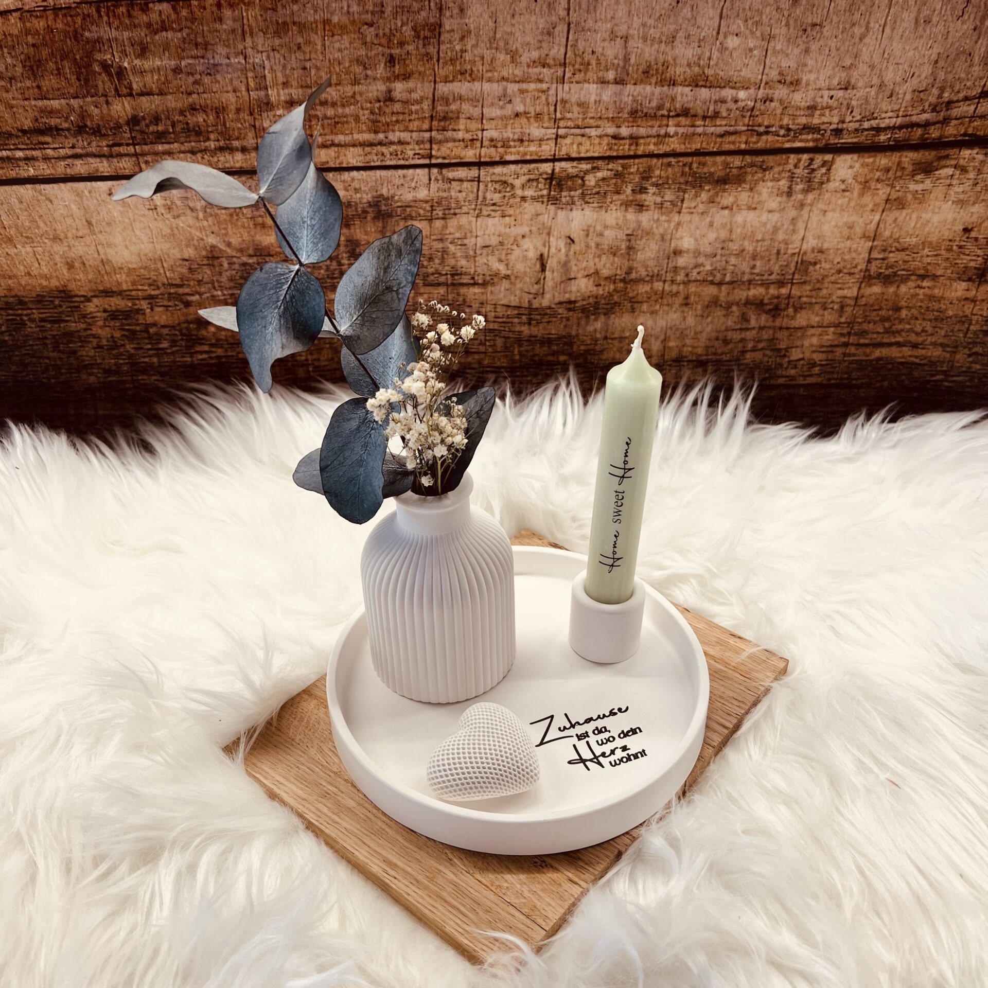 Dekoteller „Home“